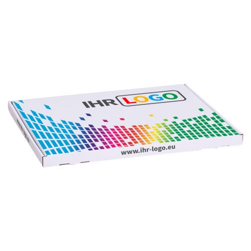 Großbriefkarton mit Digitaldruck 350x250x20 mm - Weiß